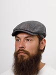 Кепка STETSON арт. 6382505 DRIVER CAP SILK (темно-серый)